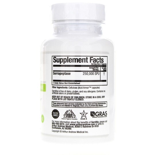 Serretia Pure Serrapeptase, AAM